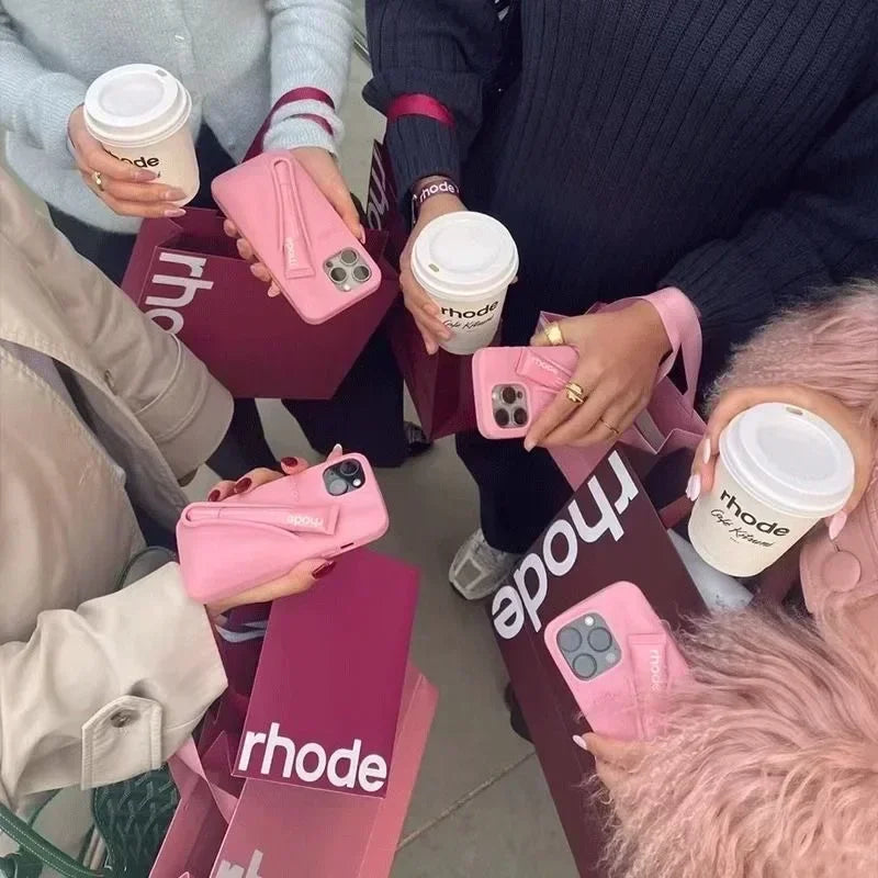 NEW Autumn Edition Rhode Lipstick Soft Phone Case For iPhone 12 11 13 14 16 15 Pro Max Plus Silicone With Box And Lipstick Cover