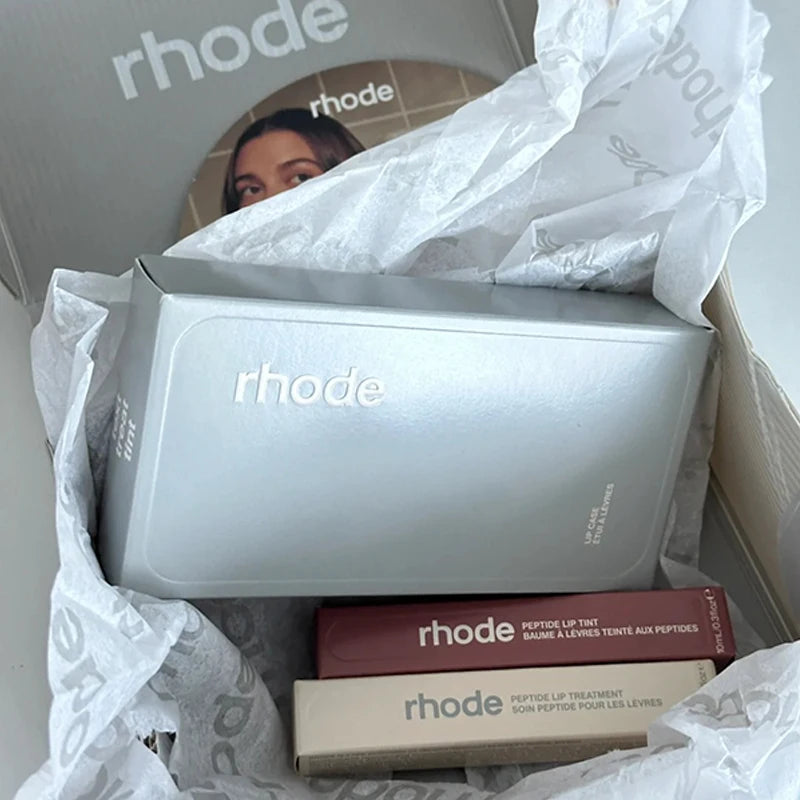 NEW Autumn Edition Rhode Lipstick Soft Phone Case For iPhone 12 11 13 14 16 15 Pro Max Plus Silicone With Box And Lipstick Cover